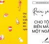 Sách Cho tôi biến mất một ngày – Câu chuyện của người trẻ