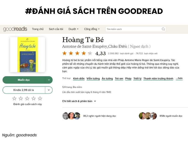 Danh gia sach sach hoang tu be